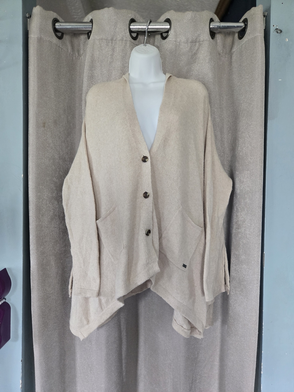 ⭐️Roxy Cream Button-Front Women's Cardigan Sweater⭐️